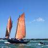 Un "sinago", bateau de Séné que l'on croise dans le Golfe
