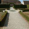 Le jardin avec le bassin central