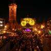 la place où se trouve le marché de noël