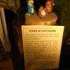 Crèche en verre soufflé dans l'église st Pierre et Paul