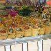 Un Stand d'épices du marché
