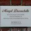 Plaque professionnelle de Margot Duvauchelle, psychologue TCC sur Amiens