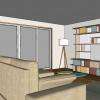 Conception d'un meuble pour rangement DVD, livres... en 3D