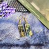 Boucles d'oreilles pendantes uniques maroussiabijou.fr
