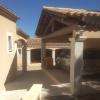 Façade, abri voiture, garage, toiture