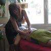 Un massage en clientèle