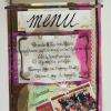 Menu en Scrapbooking