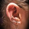 Piercing rook, réalisé à MBA - My Body Art