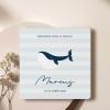 Faire-part de naissance baleine