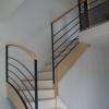 Fabrication et pose d'un escalier sur mesure avec sa rambarde et main courante.
Lagord
