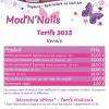 Tarifs 2015 Vernis permanent