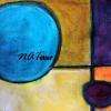 JEU de formes, pastel et acrylique...