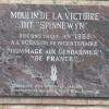 la plaque commémorative