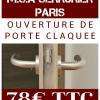 Ouverture de porte Paris 78€ TTC