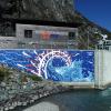 Fresque murale pour EDF Hydro - Barrage hydroélectrique Romanche-Gavet (38) - 2019