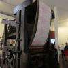 machine qui sert à imprimer les tissus 