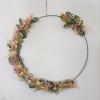 Couronne de fleurs séchées 