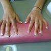 Pose de faux ongles avec déco à l' airbrush et pinceau 