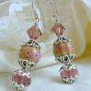 Boucles d'oreilles cristal de Bohême et céramique
Les attaches sont en argent 925
