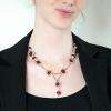 collier l'EVEIL DES SENS
Cristal de Bohême rouge
