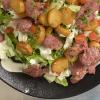Salade de gésiers au restaurant Ô Chalet Savoyard, Meaux, Seine et Marne (77)