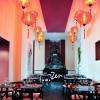 Ô Zen La République, salle face au Bouddha géant, parfaite pour un moment zen et gourmand
