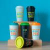 Gobelets en plastique recyclé à personnaliser avec votre publicité ou marque.