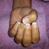 vernis semi-permanent sur ongles naturels et décos à l'airbrush
