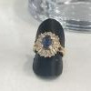 Bague ancienne avec pierres précieuses