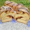 Brioche Alsacienne aux Noisettes, parfum pain d'épices. Recette à découvrir sur https://pain-depices.com ! 
