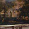 Les Guises tenant conseil dans le parc du château-Peinture du 18° siècle.