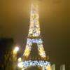 La Tour Eiffel illuminée qui clignote à minuit :)
