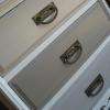 Commode 3 tiroirs en camaieu de gris taupe
