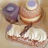 Pâtisserie Weibel : Notre choix une aixoise, une tropézienne, un éclair chantilly. Tout était délicieux !