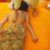 Massages  aux huiles biologiques, sur table ou futon
