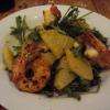 Salade de gambas et de betteraves blanches 