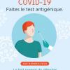 Test Covid à la Pharmacie de la Nationale, à St Jory (31)