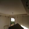 Création de coffrage au plafond avec spots plus peinture