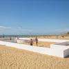 oeuvre éphémère pour "La Littorale " 2016  -  Benedetto Bufalino : Terrain de Sport