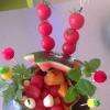 Buffet froid: Ici salade "fraicheur"
