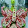 structure papillon pour buffet froid "ici charcuterie"
