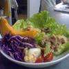 Une salade composée bio
