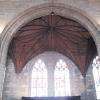 La voûte en bois de l'église St Armel