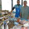 Etal sur le marché de la halle -photo N.R.-