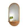 Miroir oval de Reine Mère, fabrication 100 % française, bois. www. pomme-piment.fr