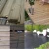 Bois extérieurs : terrasse et bardage, poteaux et traverses