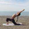anjaneyasana, la demi-lune