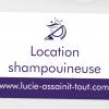 Location shampouineuse
 injection extraction 