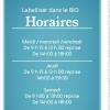 Horaire base saison de novembre à mars 