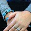 ongle gel bleu decor shamballa french manucure nail art quickepil proepil